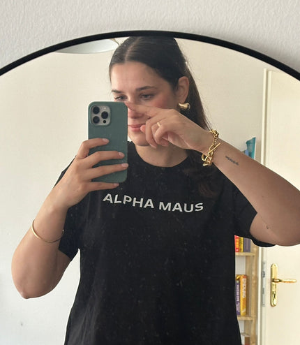 T-Shirt "Alpha Maus" cropped